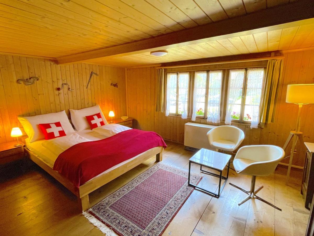 Swisshut Stunning Views Alps Lake - Chalet Erli Darligen Экстерьер фото